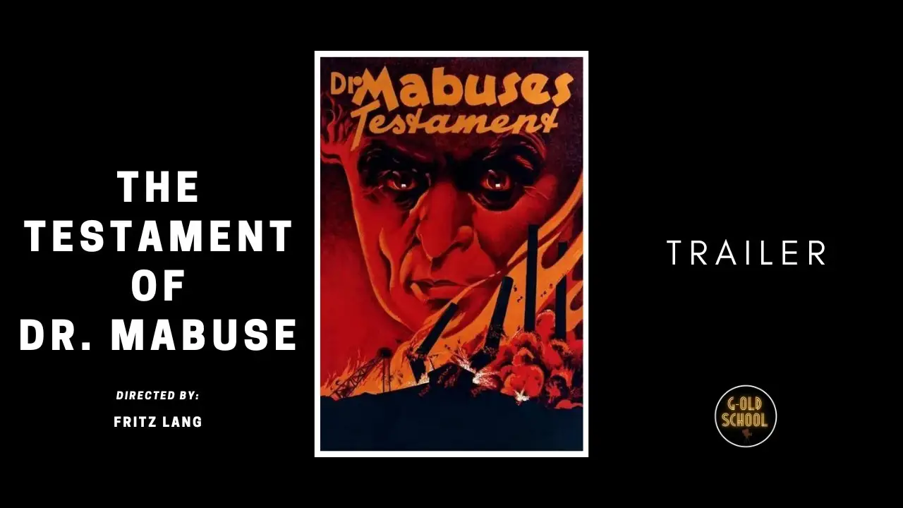 El testamento del Dr. Mabuse — tráiler