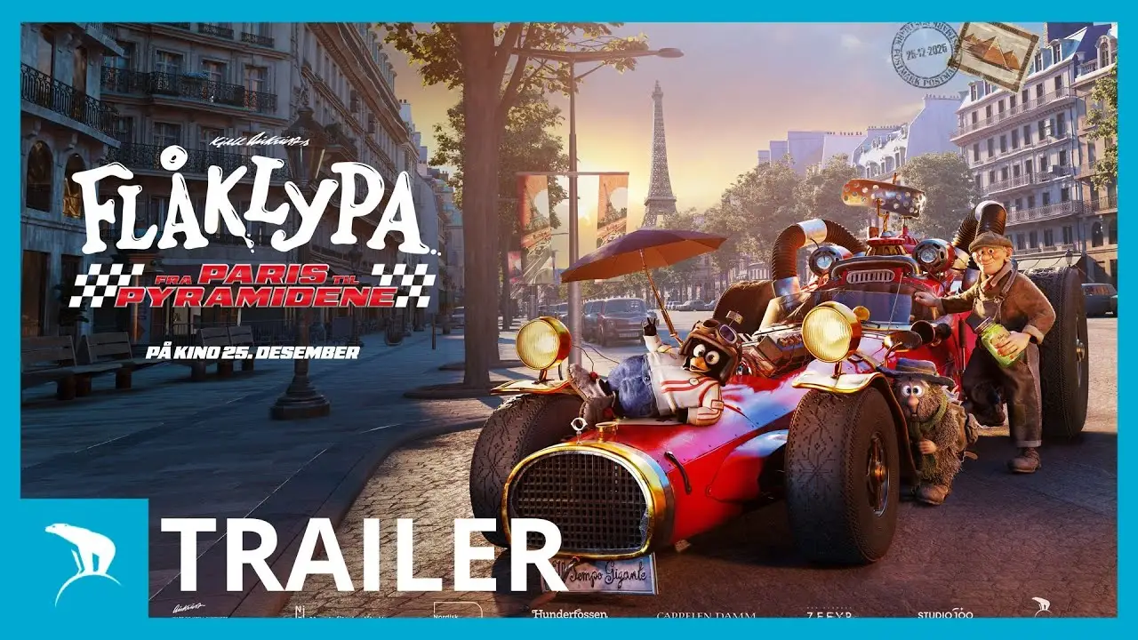 Flåklypa – From Paris to the Pyramids — trailer