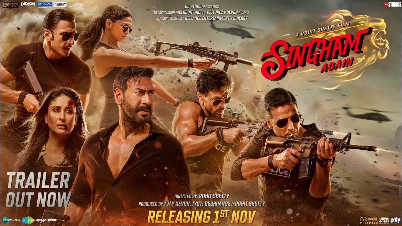 Singham Again — tráiler