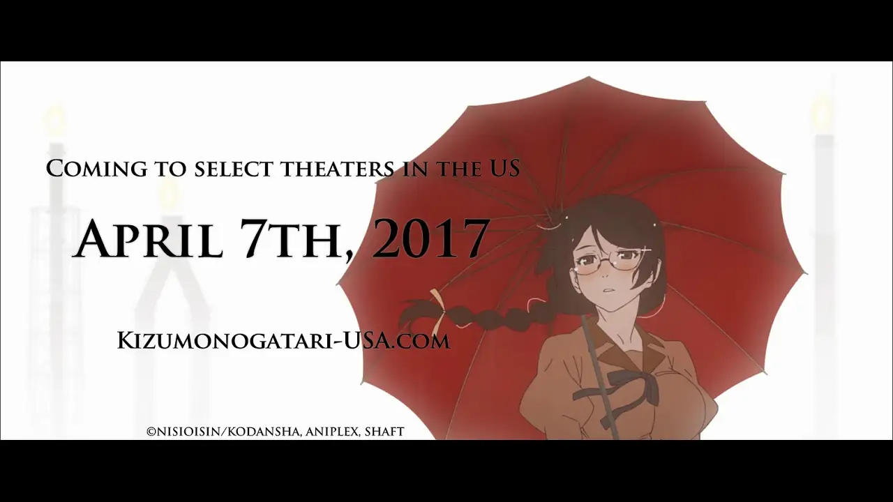 Kizumonogatari Part 3: Reiketsu — трейлер