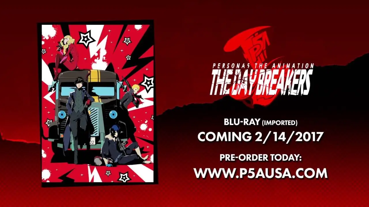 Persona 5 The Animation: The Day Breakers — трейлер