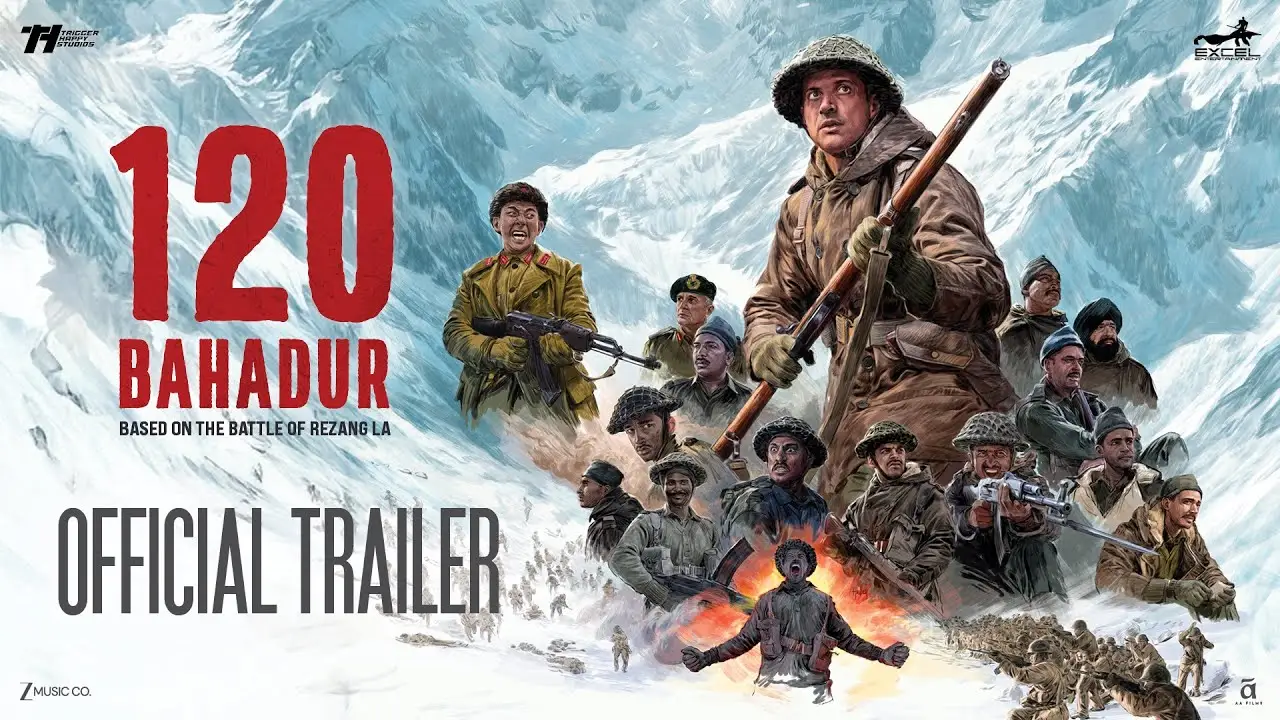 120 Bahadur — tráiler