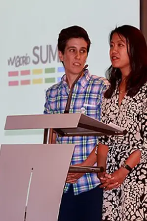 Jenni Chang and Lisa Dazols