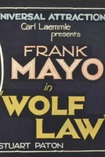 Wolf Law (1922)