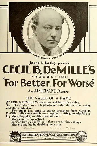 For Better, for Worse (1919)