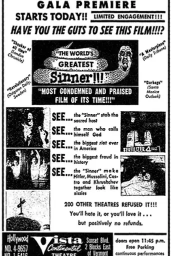 The World's Greatest Sinner (1962)