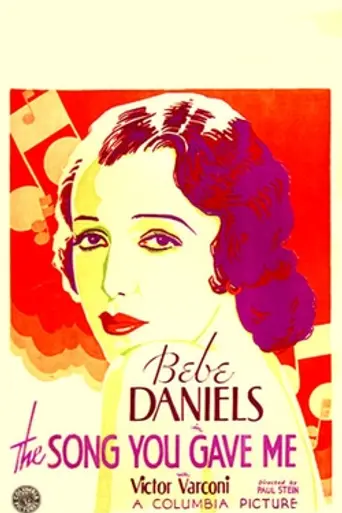 The Song You Gave Me (1933)