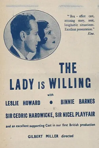 The Lady Is Willing (1934)