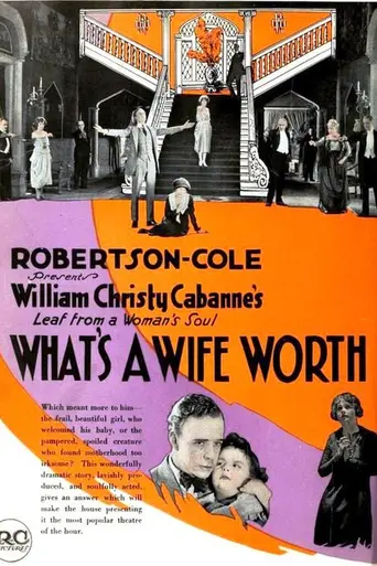 What's a Wife Worth? (1921)