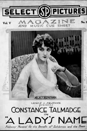 A Lady's Name (1918)