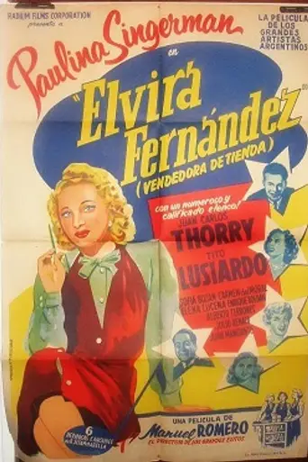 Elvira Fernández, vendedora de tienda (1942)