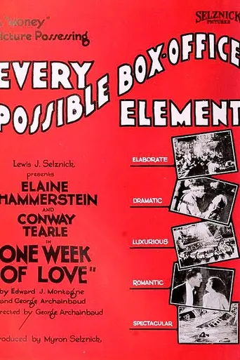 One Week of Love (1922)