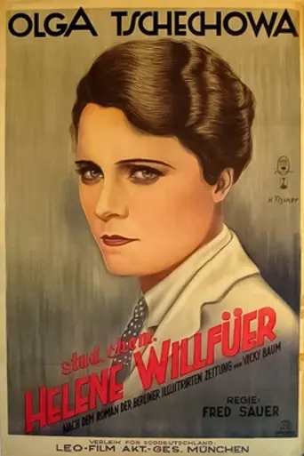 Helene Willfüer, Student of Chemistry (1930)