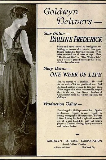 One Week of Life (1919)