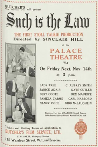 Such Is the Law (1930)