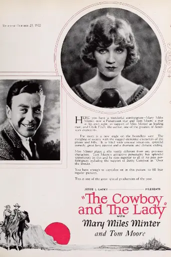 The Cowboy and the Lady (1922)