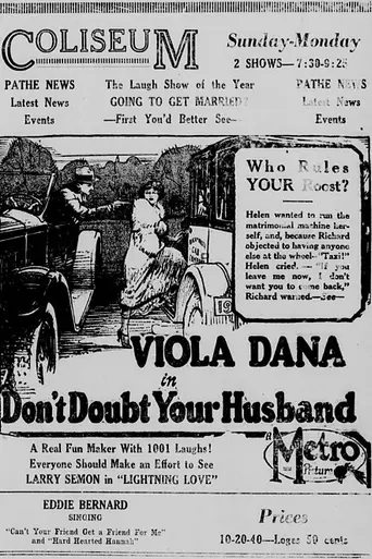 Don't Doubt Your Husband (1924)