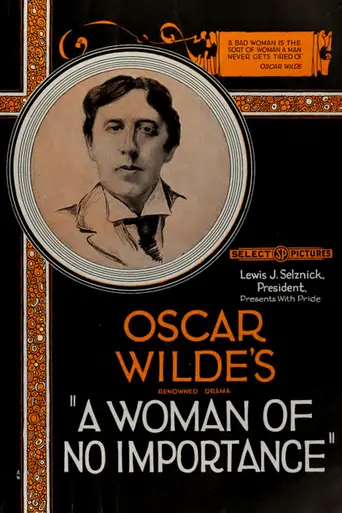 A Woman of No Importance (1921)