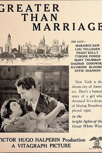 Greater Than Marriage (1924)