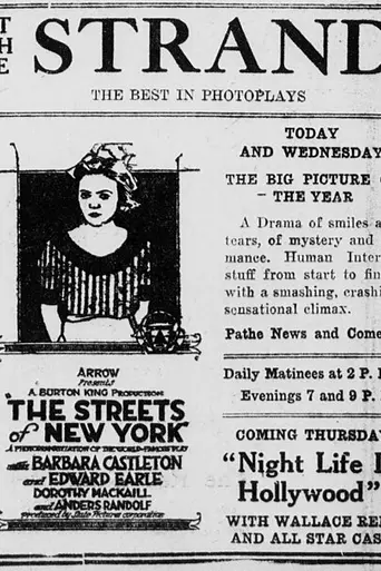 The Streets of New York (1922)