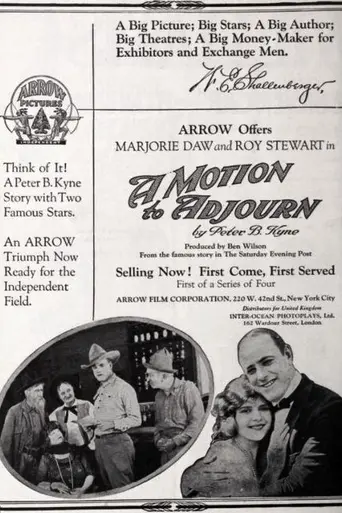 A Motion to Adjourn (1921)