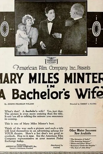 A Bachelor's Wife (1919)