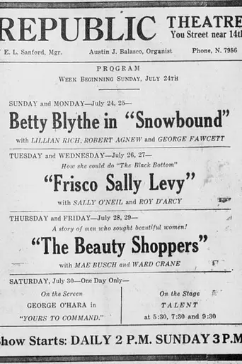 The Beauty Shoppers (1927)