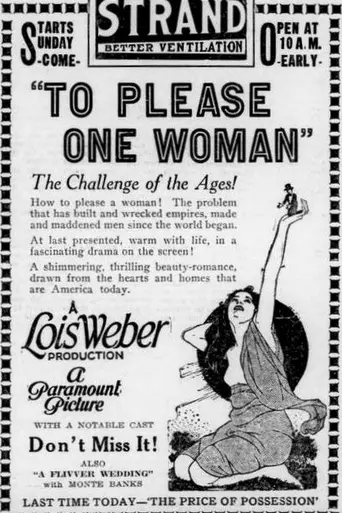 To Please One Woman (1920)