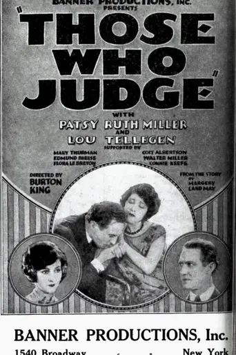 Those Who Judge (1924)