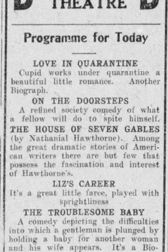 Love in Quarantine (1910)