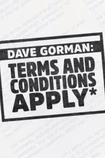 Dave Gorman: Terms and Conditions Apply (2019)